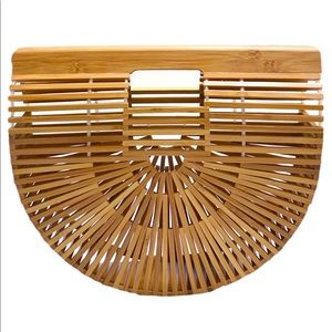 Handmade Bamboo purse bag clutch